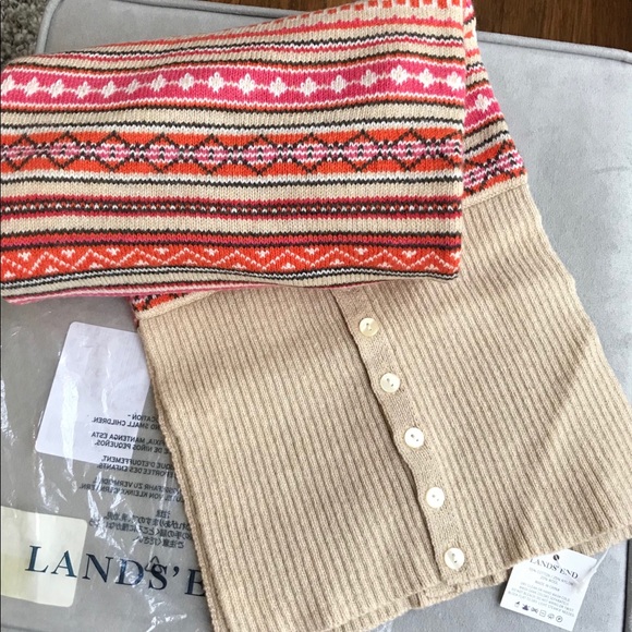 Lands’ End Scarf Fall Winter Sweater Knit NWT - Picture 2 of 8